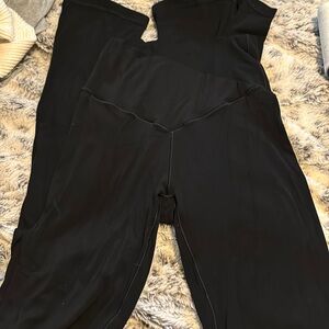 Aerie flared cross leggings